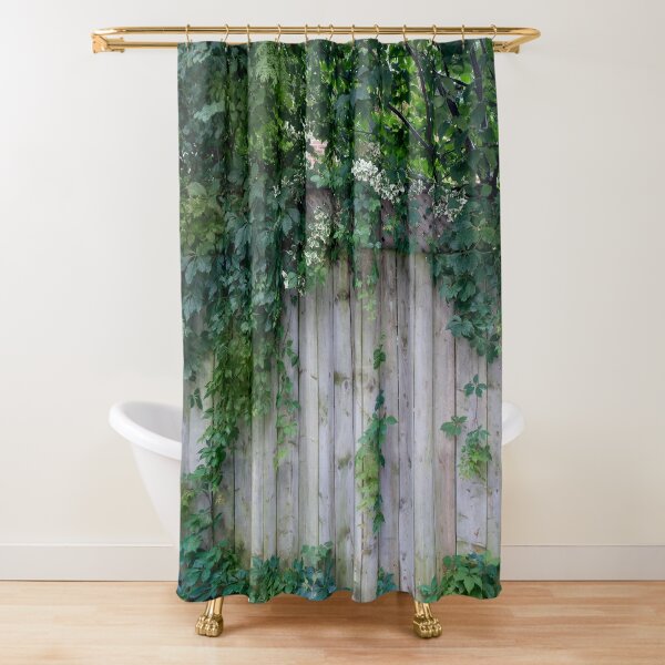 Green Leaf Shower Curtains for Sale