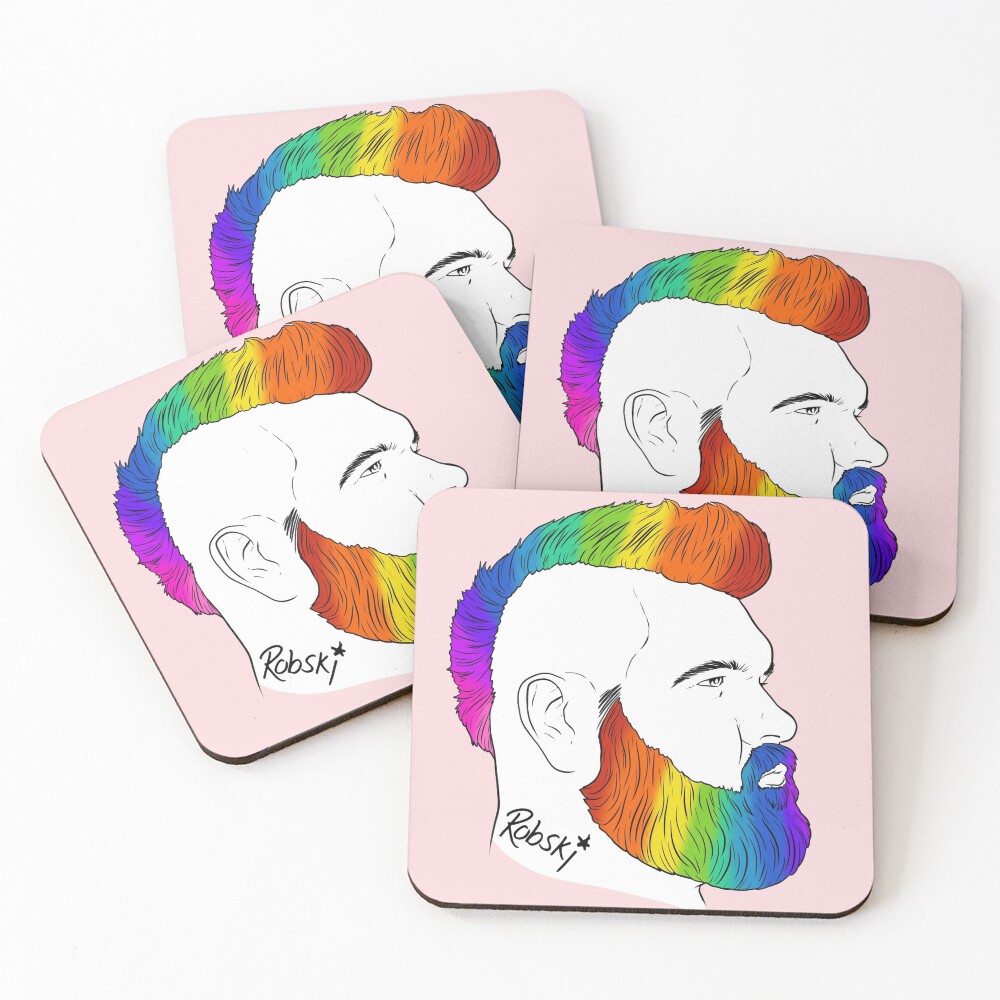 Item preview, Coasters (Set of 4) designed and sold by RobskiArt.