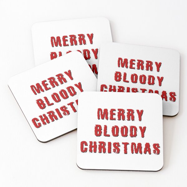 Item preview, Bottom Merry Bloody Christmas designed and sold by GrumpyDogCrafts.