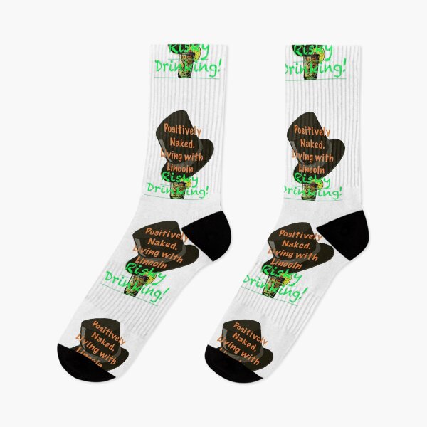 Item preview, Positively Naked. Living with Lincoln Risky Drinking! -White designed and sold by aadventures.