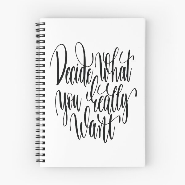 Item preview, Decide What You Really Want Inspirational Quotes designed and sold by ProjectX23.