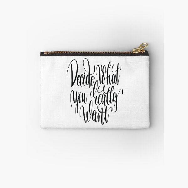 Item preview, Decide What You Really Want Inspirational Quotes designed and sold by ProjectX23.