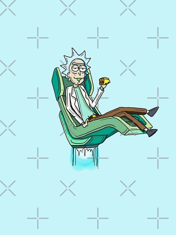 Rick Sanchez from Rick and Morty™ Hover Chair from Season 4 by sketchNkustom