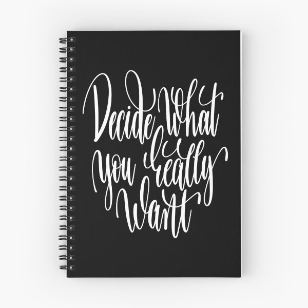 Item preview, Decide What You Really Want Inspirational Quotes designed and sold by ProjectX23.