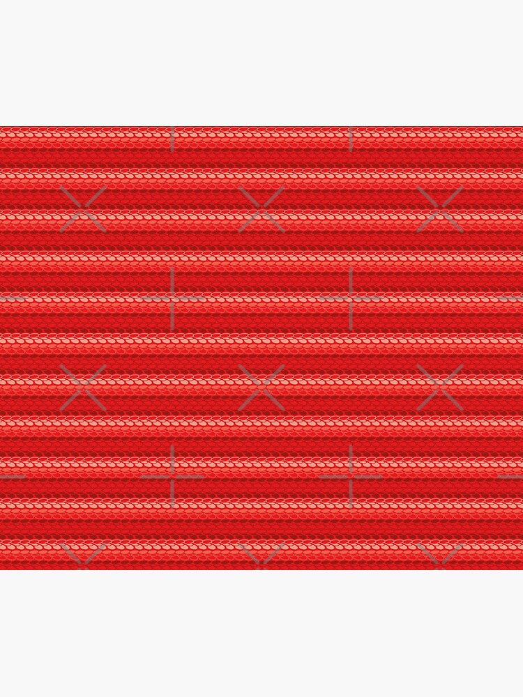 Faux slip stitch crochet pattern with red hues by nobelbunt