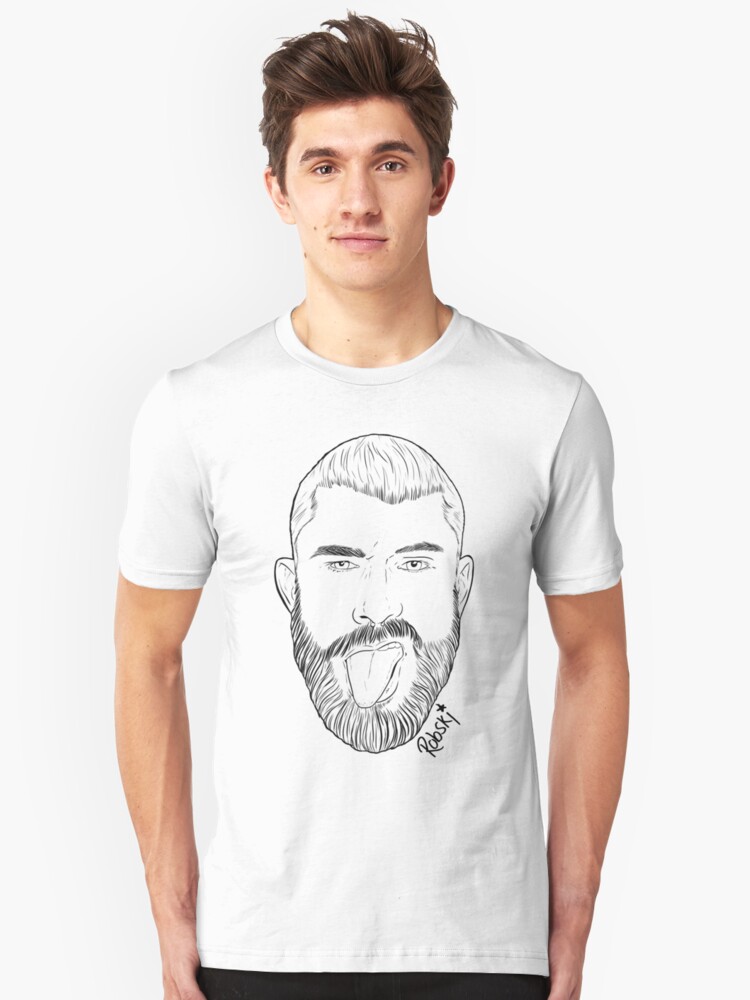 Alternate view of Scott Humpreys - Black lines Slim Fit T-Shirt