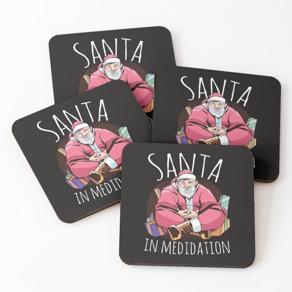 Item preview, SANTA MEDITATION T-SHIRT TEE SWEATER HOODIE GIFT PRESENT CHRISTMAS designed and sold by Timcito.