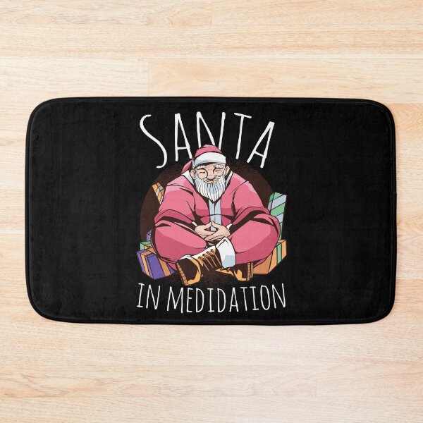 Item preview, SANTA MEDITATION T-SHIRT TEE SWEATER HOODIE GIFT PRESENT CHRISTMAS designed and sold by Timcito.