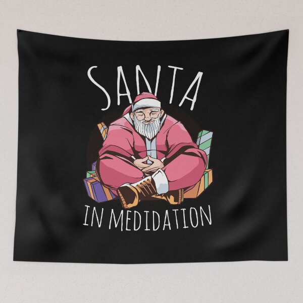Artikelvorschau, Weihnachten Weihnachtsmann Meditation Geschenk T shirt Pullover entworfen und verkauft von Timcito.