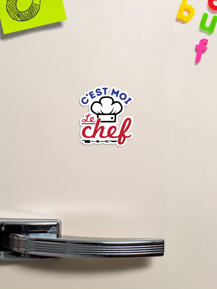 Sticker citation cuisine le chef c'est moi – Stickers STICKERS