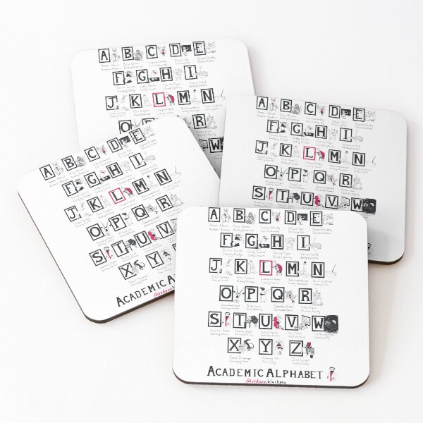 Item preview, The Academic Alphabet designed and sold by redpenblackpen.