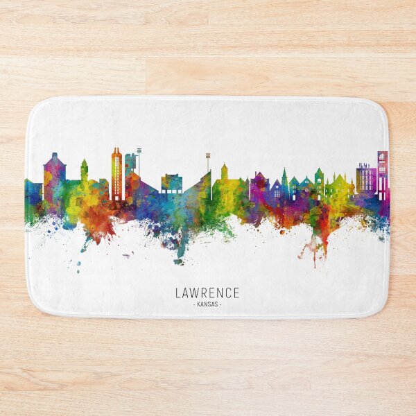 Item preview, Lawrence Kansas Skyline designed and sold by ArtPrints.