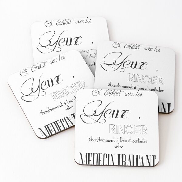 Item preview, Si contact avec les yeux designed and sold by Moalex.