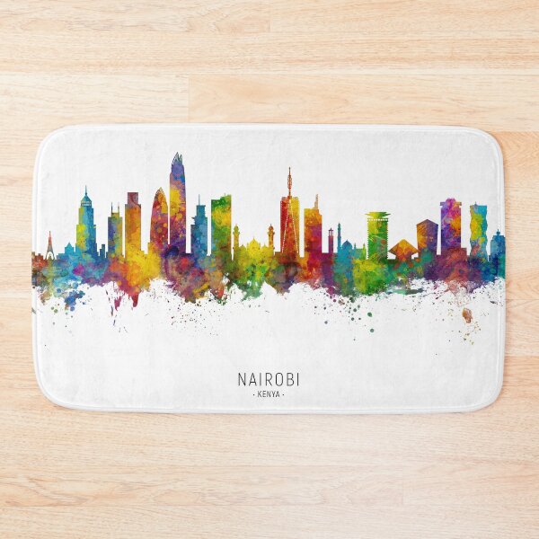 Item preview, Nairobi Kenya Skyline designed and sold by ArtPrints.