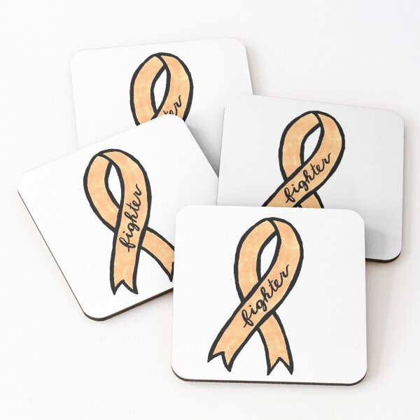 Item preview, orange awareness ribbon designed and sold by Paige Harken Design.