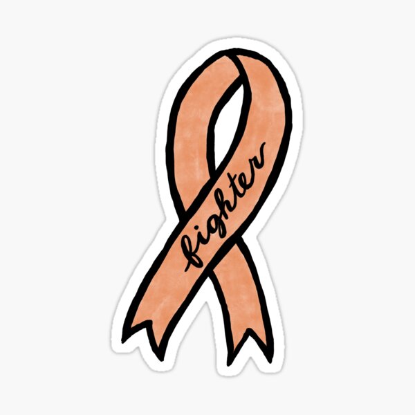 Item preview, orange awareness ribbon designed and sold by Paige Harken Design.