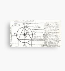 faulty schematic of a broken machine Metal Print