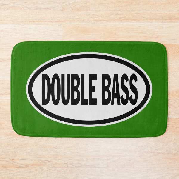 Item preview, DOUBLE BASS OVAL ART designed and sold by WOOFANG.