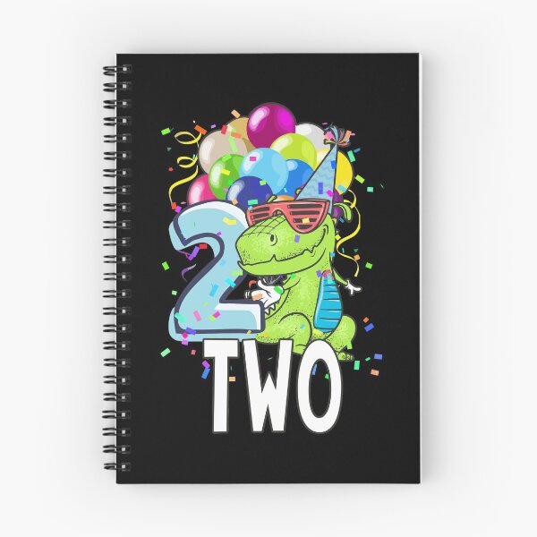 Item preview, 2nd Birthday 2 Year Old Boy Dinosaur T-Rex Gift designed and sold by 2blackcherries.