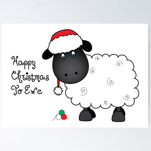 Item preview, Happy Christmas To Ewe designed and sold by Running-Duck.