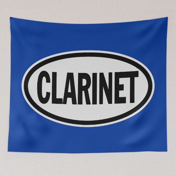 Item preview, CLARINET OVAL ART designed and sold by WOOFANG.