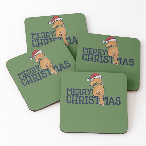 Item preview, Merry Christmas Greyhound designed and sold by FrictionMaxxing.