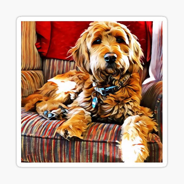 Puppy Dog Chair Warmer Sticker