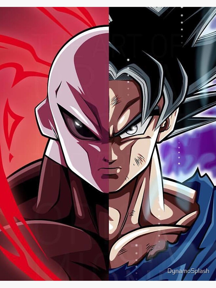 Goku Vs Jiren Art Board Print By Dynamosplash Redbubble