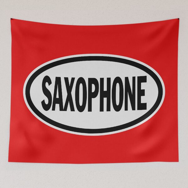 Item preview, SAXOPHONE OVAL ART designed and sold by WOOFANG.