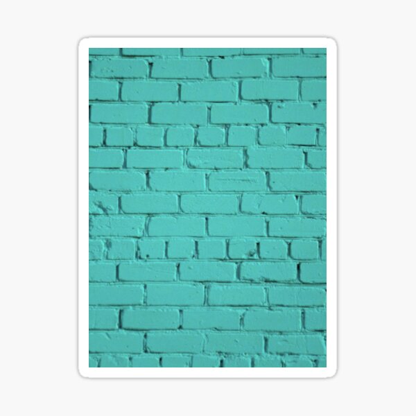 "Brick Wallpaper" Sticker by claraad Redbubble