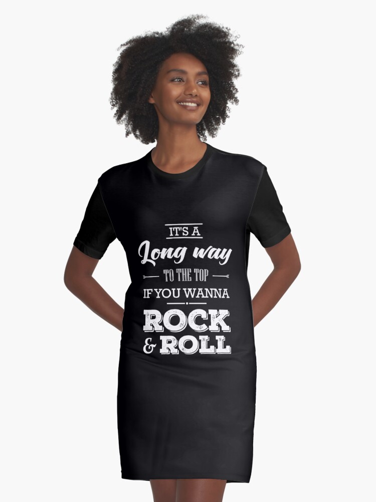 acdc t shirt dress