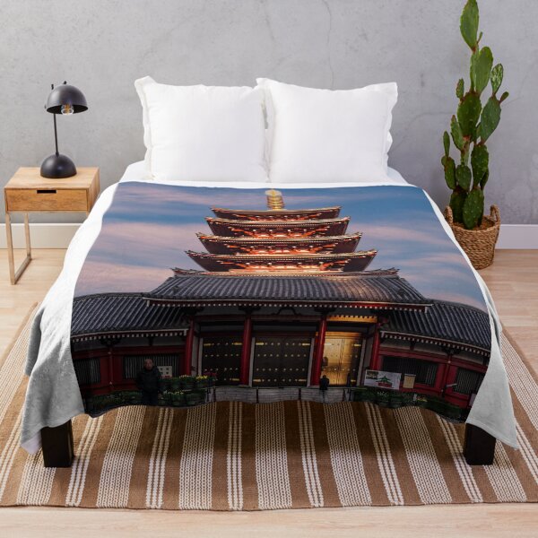 Item preview, Asakusa Pagoda during sunrise designed and sold by Jordan McChesney.