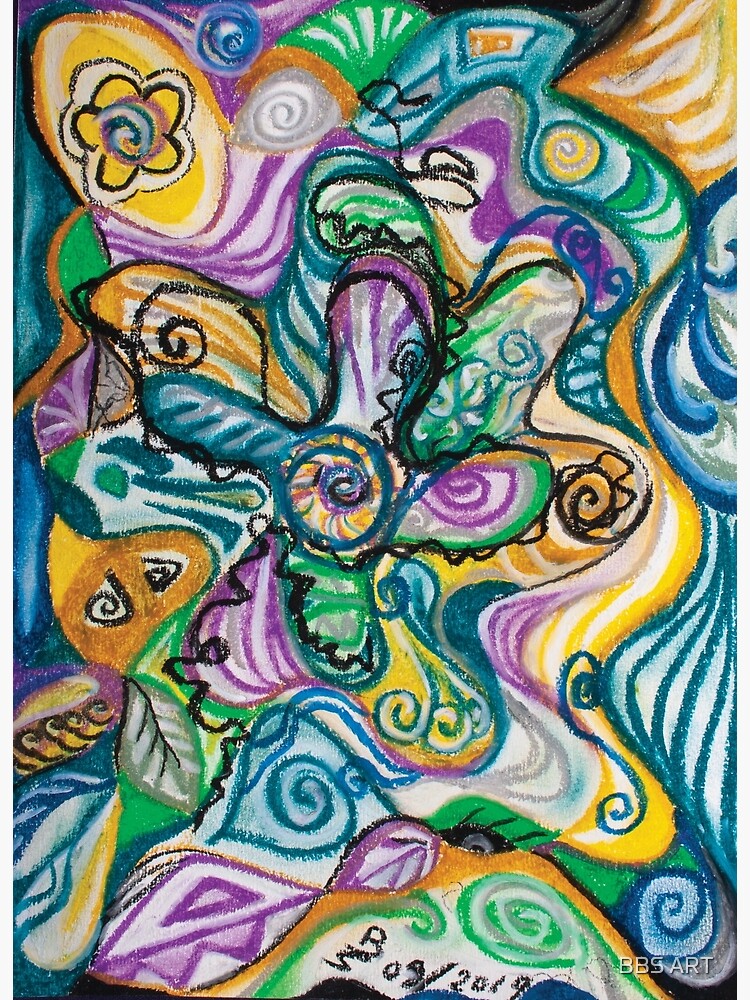multicolored abstract composition by brunobenedetti