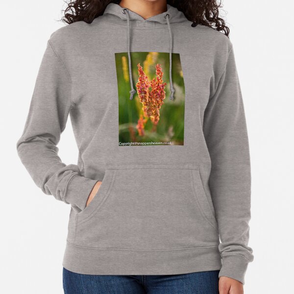 Wild pink flowers from Meadow flower collection Lightweight Hoodie