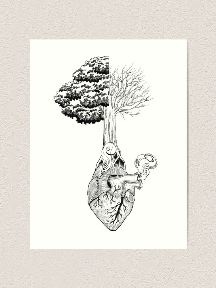 beviser teenager Bevidstløs THE HEART OF NATURE" Art Print by Hilaire973 | Redbubble