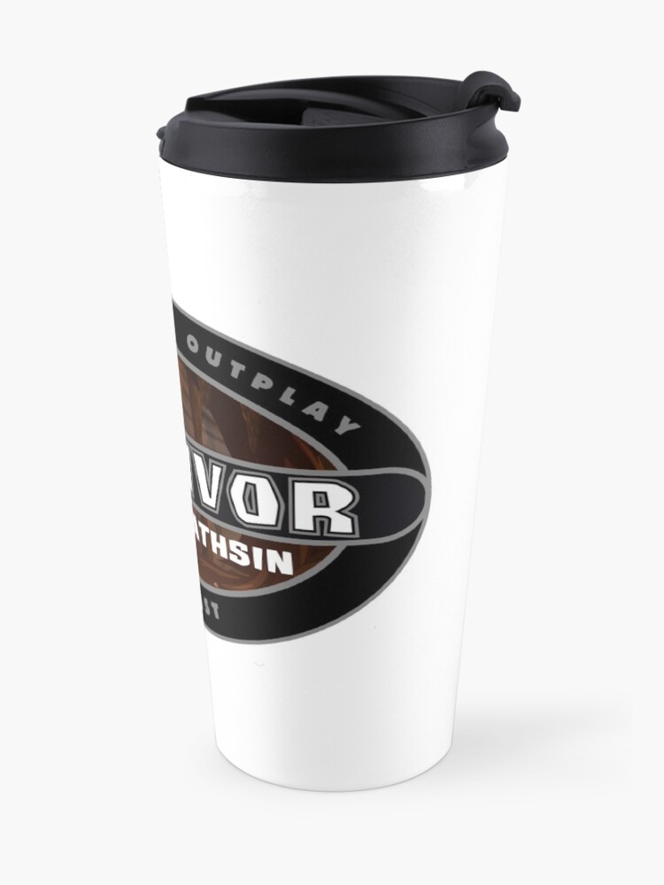 Alternate view of Survivor of the Pits of Hathsin Travel Mug