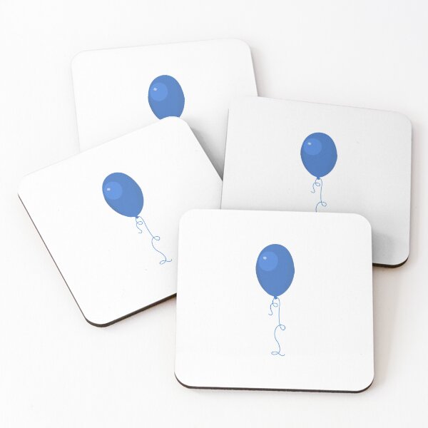 Item preview, Single blue ballooon designed and sold by designInk.