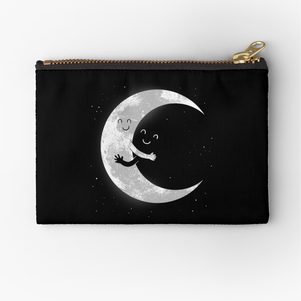 Moon Hug Zipper Pouch