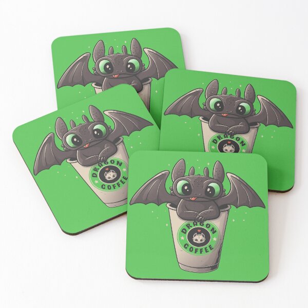 Dragon Coffee Coasters (Set of 4)