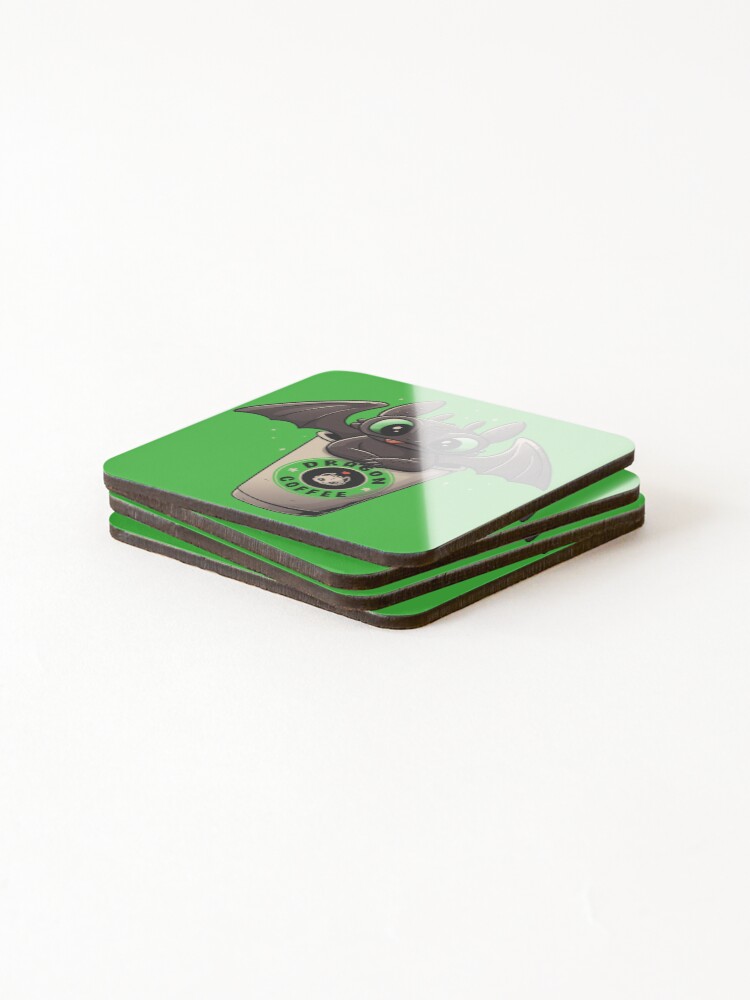 Alternate view of Dragon Coffee Coasters (Set of 4)
