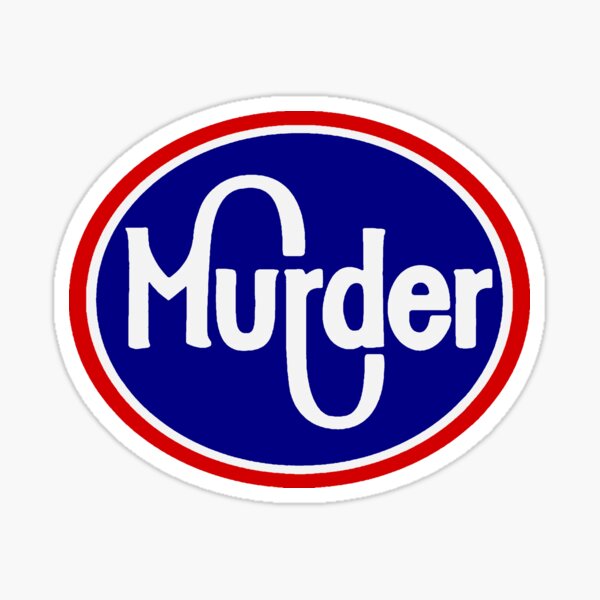 Murder Grocery Sticker