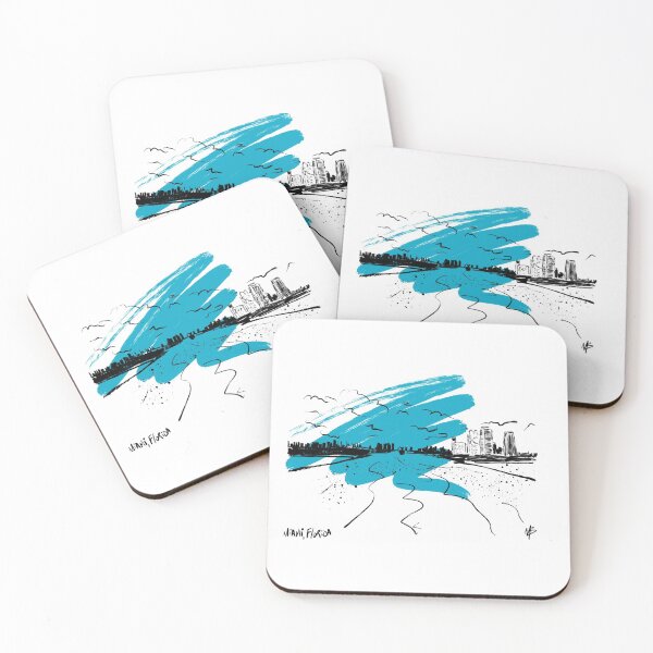Item preview, Miami FL, Travel Sketch designed and sold by mikebone.