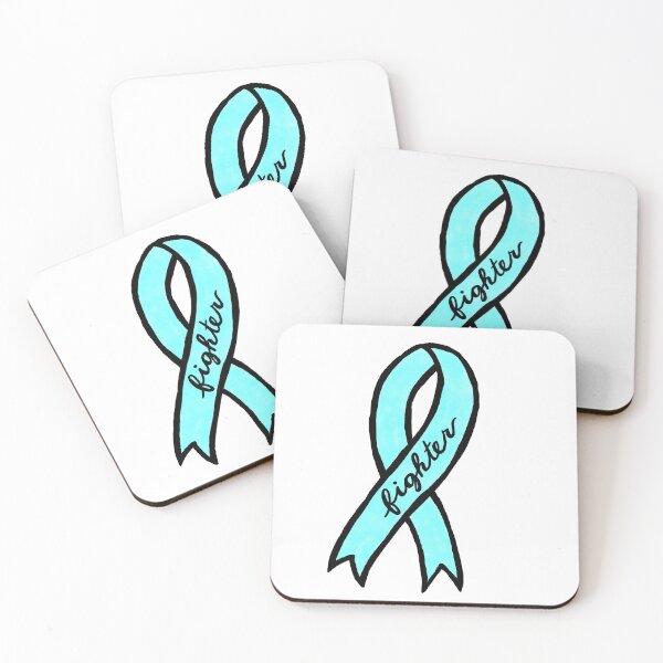 Item preview, light blue awareness ribbon designed and sold by Paige Harken Design.