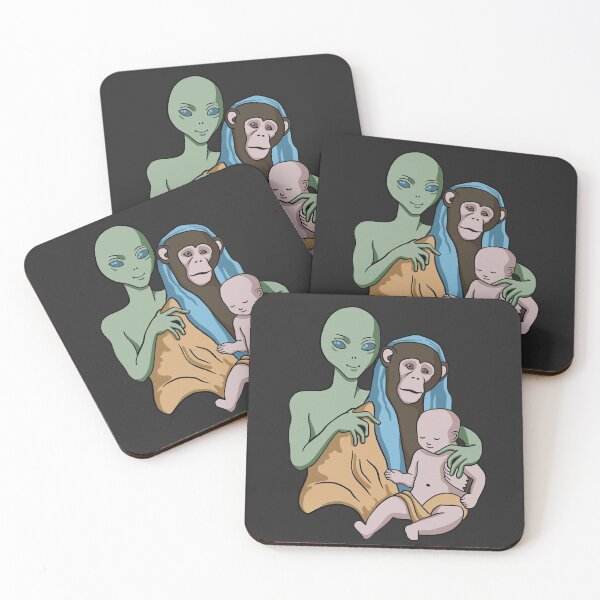 Item preview, alien monkey human conspiracy  designed and sold by isstgeschichte.