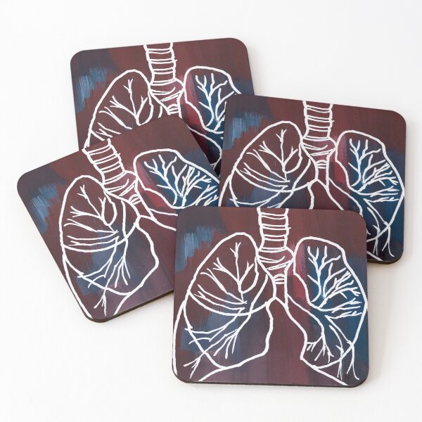 Item preview, Abstract Gouached Lungs designed and sold by Alane Fideler.
