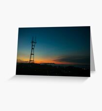 Sutro Sunset Greeting Card