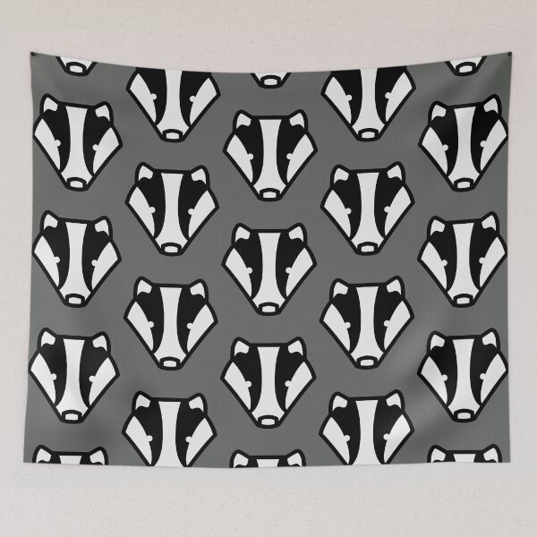 Item preview, Badger badger badger grey and black design designed and sold by Leeloks.