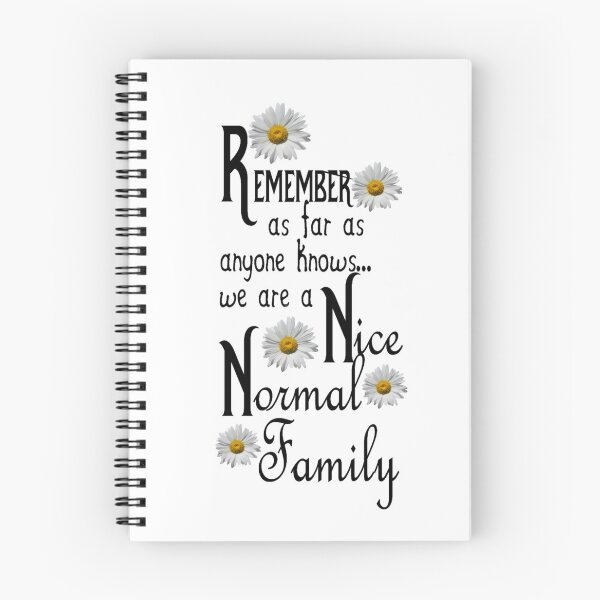 Item preview, As Far as as Anyone Knows We are a Nice Normal Family Funny Art Witty Decor A074 designed and sold by byNicol.