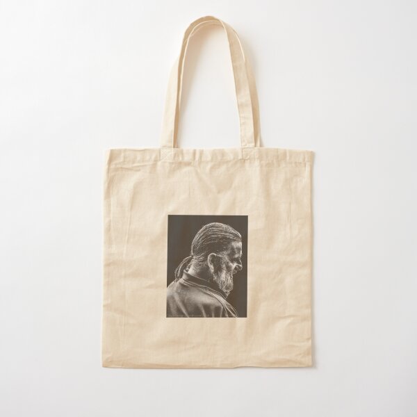 Street Photography - longhaird bearded man  Cotton Tote Bag