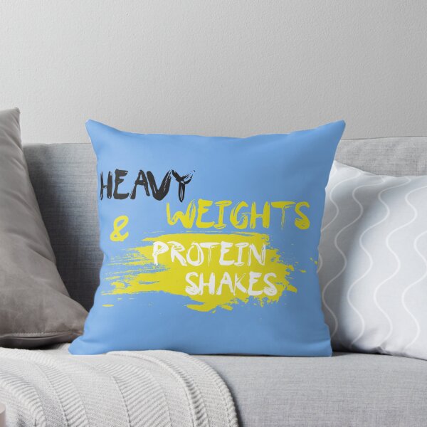 Item preview, Heavy Weights & Protein Shakes - Gym gift for Fitness Lover designed and sold by IslandLakeTree.